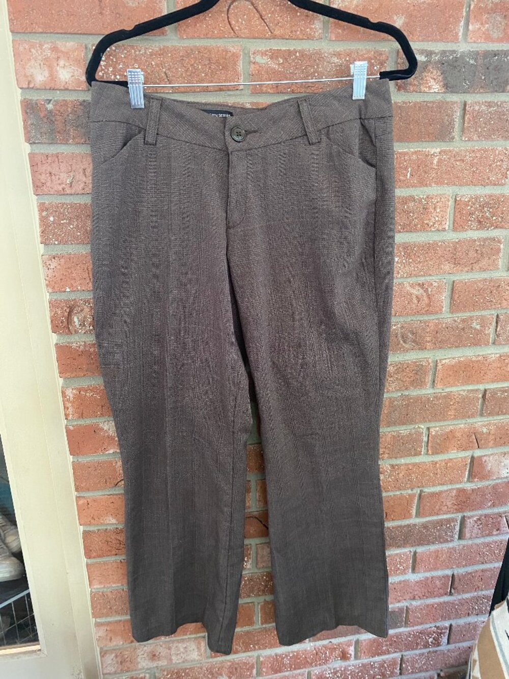 Lee Modern Series Curvy Fit Brown Dress Pants